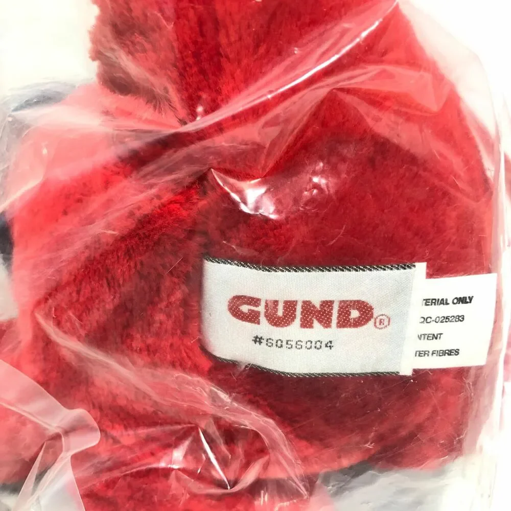 NEW Gund Red Dinosaur Plush Stuffed Animal Soft Toy Carson Triceratops 12